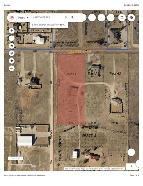 2023 W College Ln Tract A1, Hobbs, NM, 88242 | Card Image
