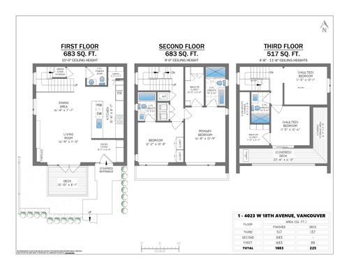 1-4023 W 18th Ave, Vancouver, BC, V6S1B9 | Card Image