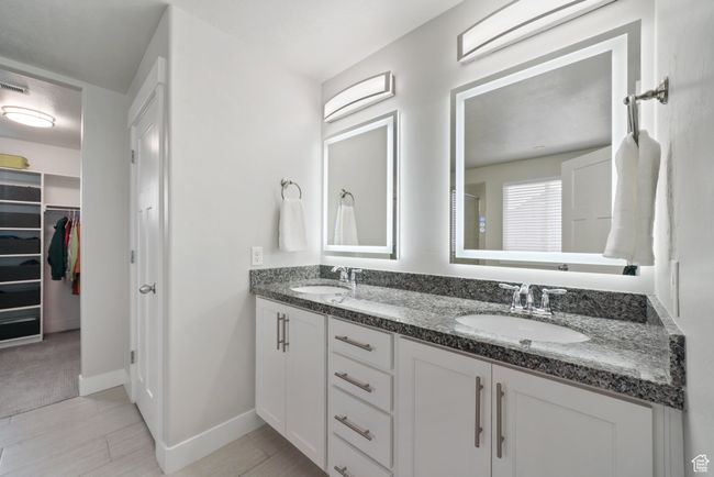 Primary Bathroom With Double Vanities | Image 25