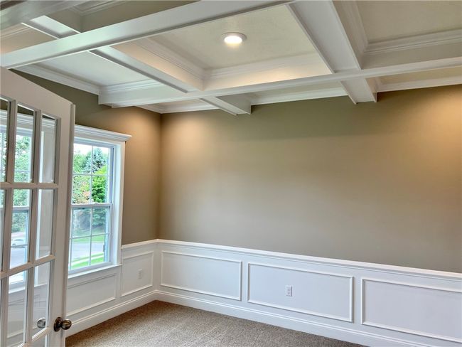 Coffered ceiling in the 1st floor office | Image 5