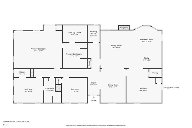 2204 Church Dr, House other with 3 bedrooms, 2 bathrooms and null parking in Corinth TX | Image 40