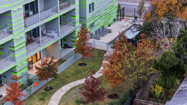 View from above of property with apartment complex / building | Image 25