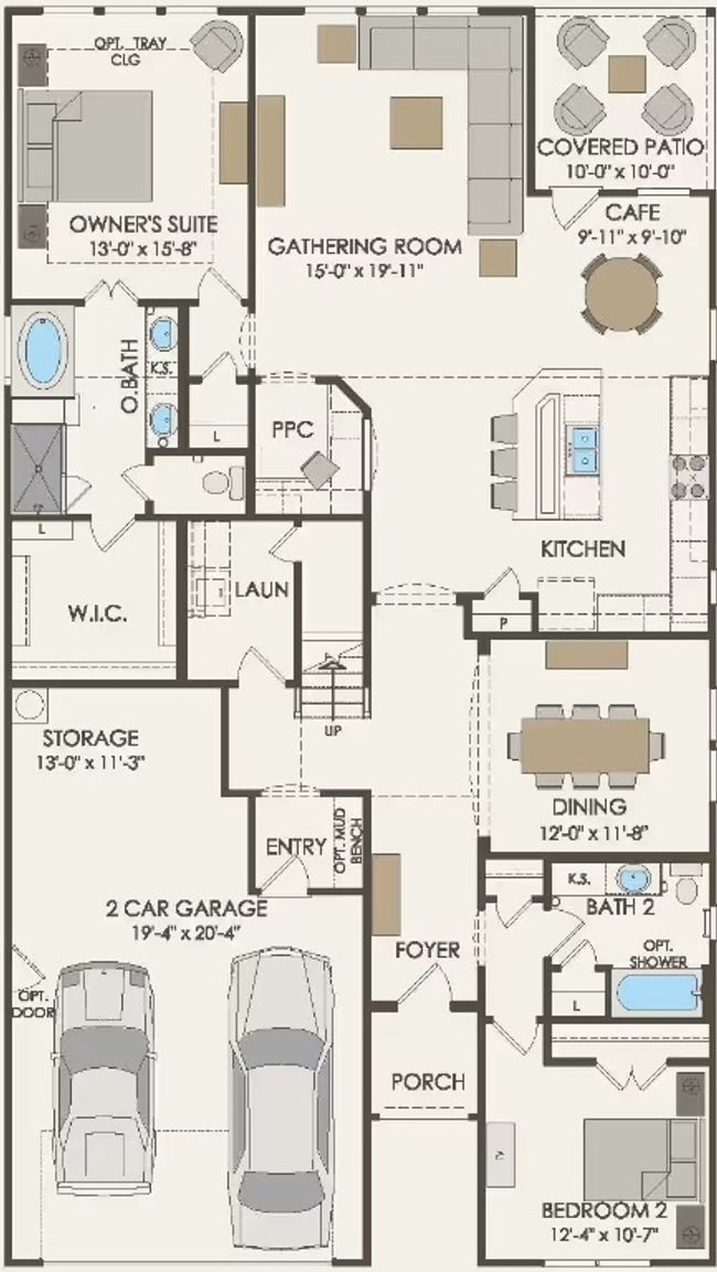 Pulte Homes, Mooreville floor plan | Image 17
