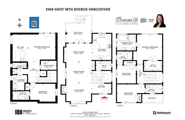 3569 W 18 Th Avenue, House other with 4 bedrooms, 4 bathrooms and 4 parking in Vancouver BC | Image 40