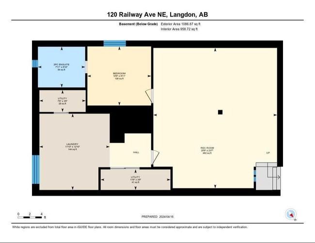 120 Railway Avenue Ne, Home with 4 bedrooms, 2 bathrooms and 4 parking in Langdon AB | Image 50