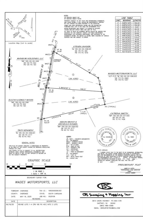 1-00 E Bells Branch Rd, Blacksburg, SC, 29702 | Card Image