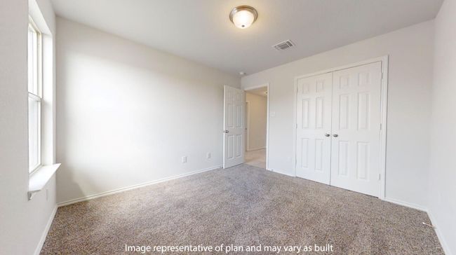 Unfurnished bedroom with carpet flooring, baseboards, and a closet | Image 20