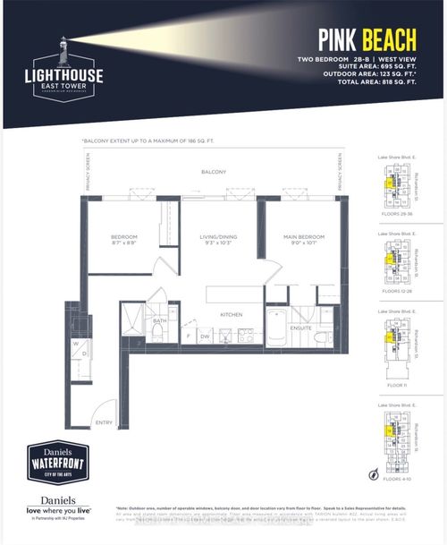 2807-20 Richardson St, Toronto, ON, M5A0S6 | Card Image
