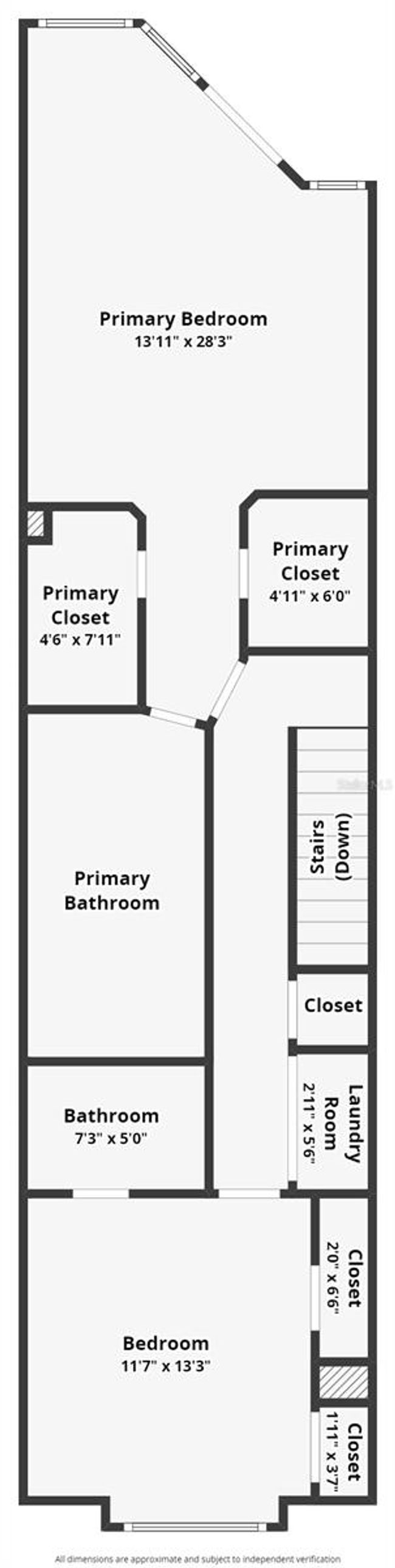 3rd Floor are Primary Bedroom, Bedroom 2, 2 Bathrooms, Laundry and Closets | Image 68