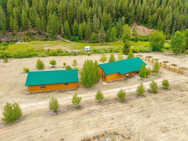 View from above of property with a heavily wooded area | Image 6