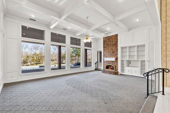 Non Staged or enhanced photo of Great Room showing the magnificent view to the pond! | Image 19