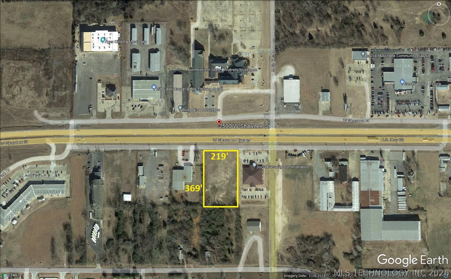 2500 Shawnee St, Muskogee, OK 74401