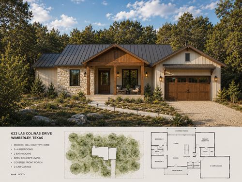 623 Las Colinas Drive, Wimberley, TX, 78676 | Card Image