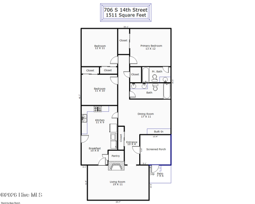 706 S 14th St, Wilmington, NC, 28401-5421 | Card Image