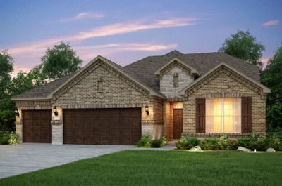 Pulte Homes, Mooreville elevation B, rendering | Image 1