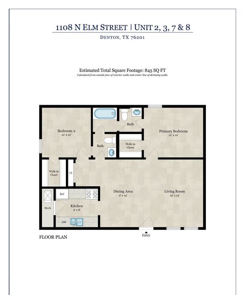 7-1108 N Elm St, Denton, TX, 76201-2971 | Card Image