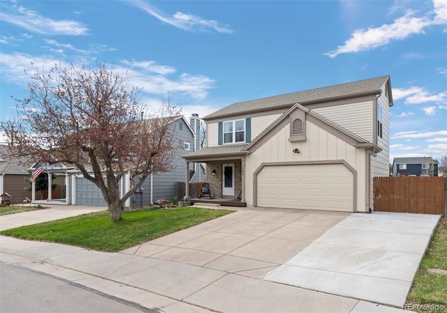 Beautiful mature flowering tree in the front yard, extended driveway + two car garage. | Image 18