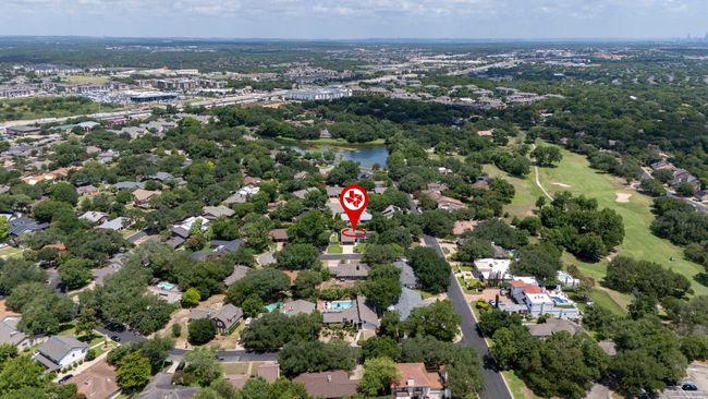 Aerial view of a nearby body of water | Image 36