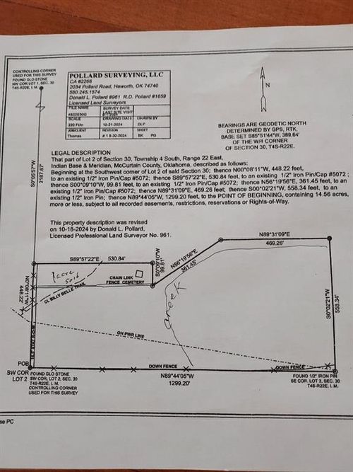 0 Cactus Ln, Valliant, OK, 74764 | Card Image