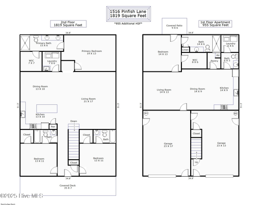 1516 Pinfish Ln, Carolina Beach, NC, 28428-5617 | Card Image