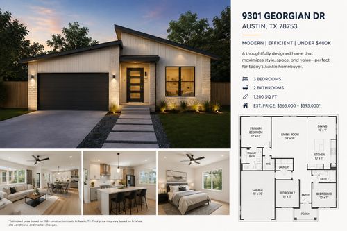 9301 Georgian Drive, Austin, TX, 78753 | Card Image