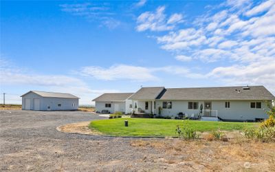 Welcome Home! Almost 5 acres with Beautiful Rambler, detached 2 car garage, detached SHOP with office/work room and loft and a ADU w/bathroom!!!! | Image 1