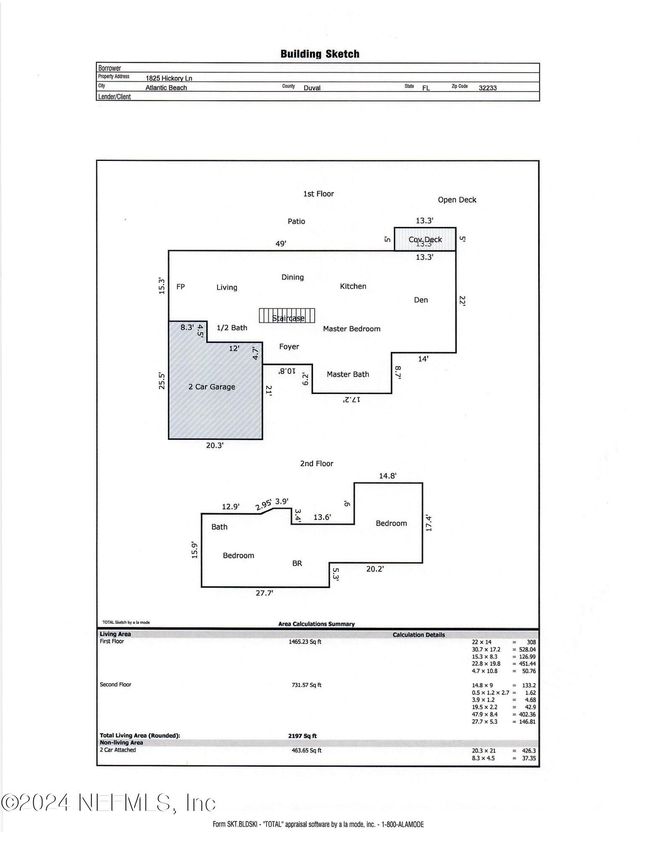 1825 Hickory Ln, House other with 4 bedrooms, 3 bathrooms and null parking in ATLANTIC BEACH FL | Image 28