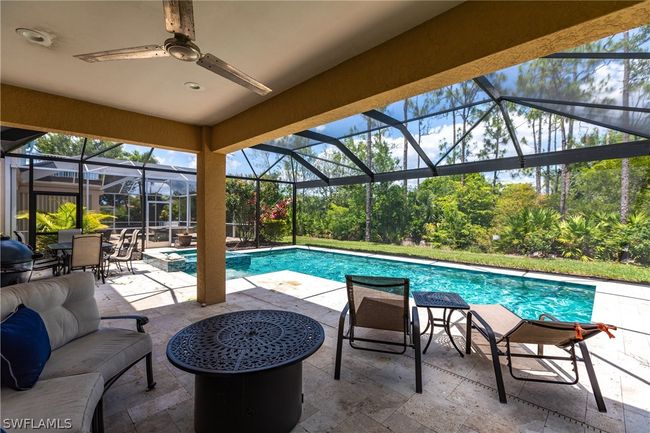 View of pool and lanai entertainment area | Image 21