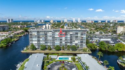 1005 - 801 S Federal Hwy, Condo with 1 bedrooms, 1 bathrooms and null parking in Pompano Beach FL | Image 1