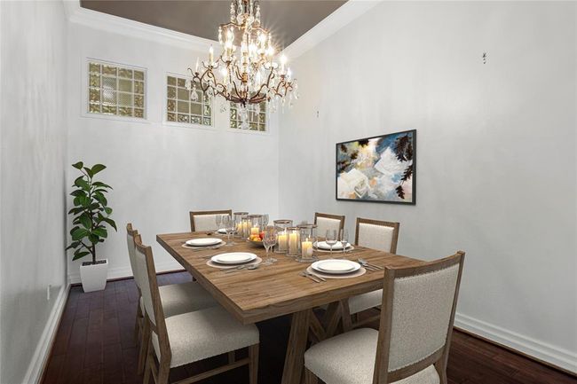 Formal dining room virtually staged. | Image 9