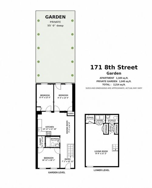garden-171 8th Street, New York City, NY, 11215 | Card Image