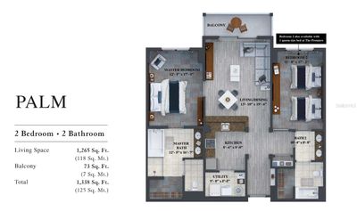 2740 - 14501 Grove Resort Avenue, Condo with 2 bedrooms, 2 bathrooms and null parking in Winter Garden FL | Image 1