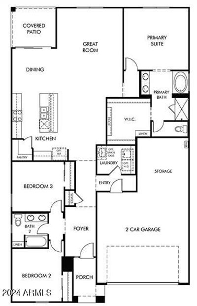 16080 W Honeysuckle Drive, House other with 3 bedrooms, 2 bathrooms and null parking in Surprise AZ | Image 3