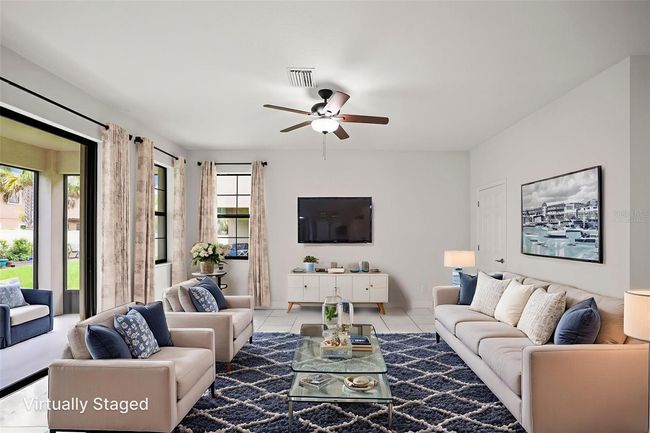Virtually staged living room | Image 12