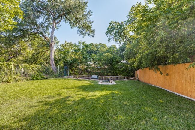 View of beautiful yard, looking towards the creek | Image 24