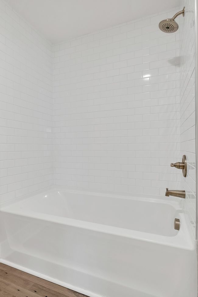 Modern tiled shower-tub combo | Image 25