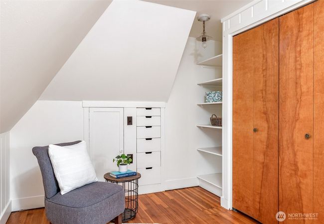 Primary BR with Built in drawers & shelving. | Image 18