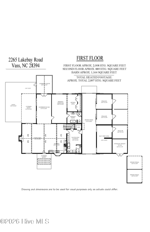 2265 Lakebay Rd, Vass, NC, 28394-9694 | Card Image