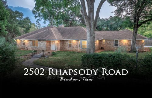 2502 Rhapsody Rd, Brenham, TX, 77833-6050 | Card Image