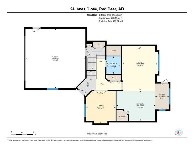 24 Innes Close, Home with 4 bedrooms, 3 bathrooms and 4 parking in Red Deer AB | Image 43