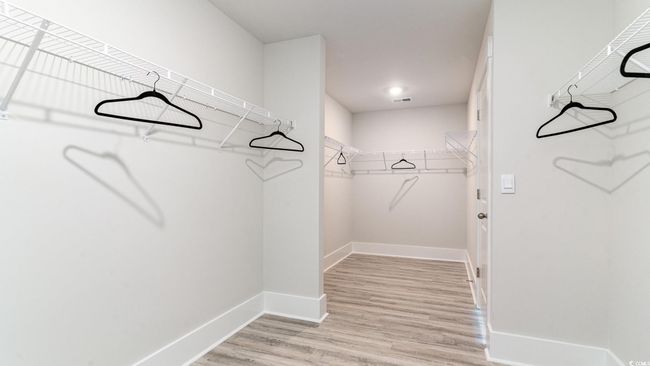 Spacious closet featuring light wood-style flooring | Image 22