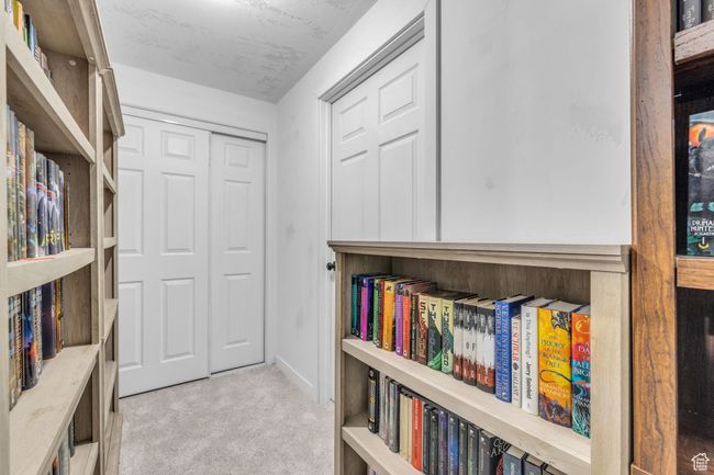 Interior space featuring light carpet | Image 25