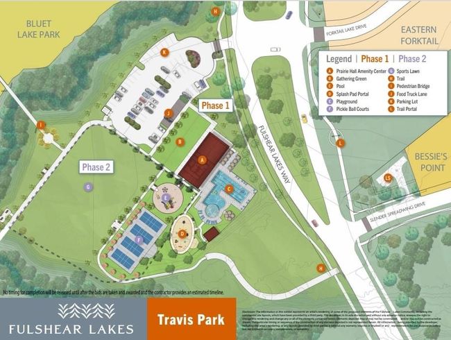 Fulshear Lakes Community amenities will include a pool, amenity center, walking trails, open spaces, and ponds. You won’t have to travel far for entertainment! Bessie’s Creek and Riley Lake are centerpieces of activity within the community that all ages can enjoy. | Image 15
