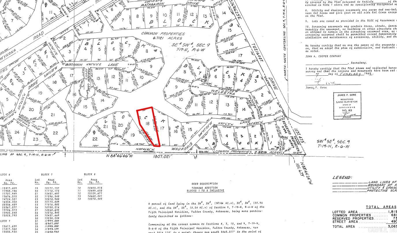 Land in Cherokee Village 2