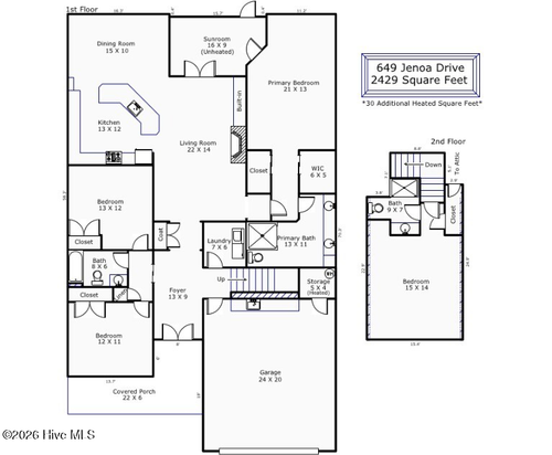 649 Jenoa Loop, Castle Hayne, NC, 28429 | Card Image