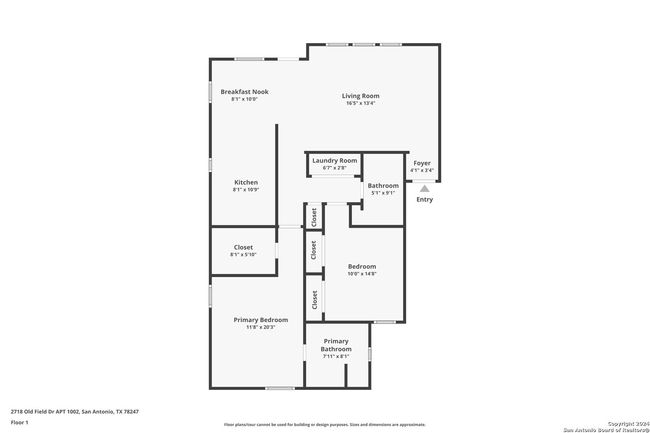 APT-1002 - 2718 Old Field Dr, Condo with 2 bedrooms, 2 bathrooms and null parking in San Antonio TX | Image 19