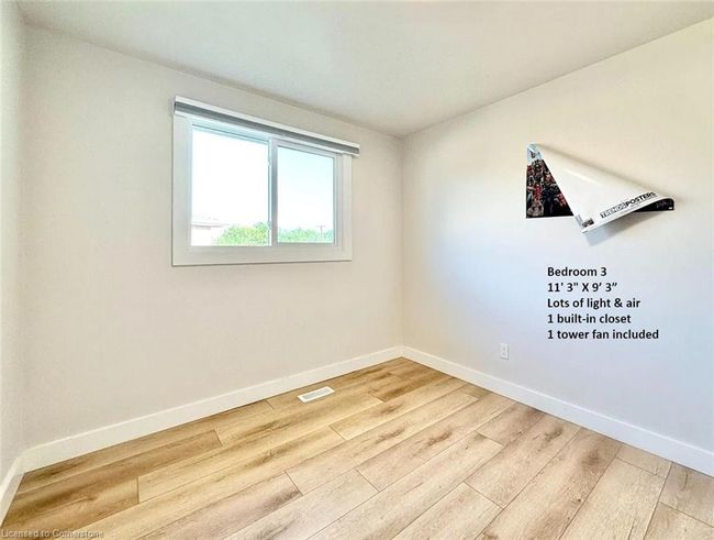 UPPER - 61 Eastbury Dr, House other with 3 bedrooms, 1 bathrooms and 1 parking in Stoney Creek ON | Image 5