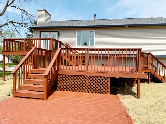 wooden terrace with stairway | Image 31