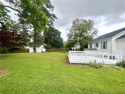 View of yard with a deck | Image 3