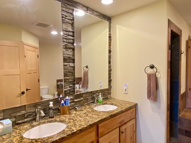 Primary private full bath, tub and shower, walk in closet | Image 37